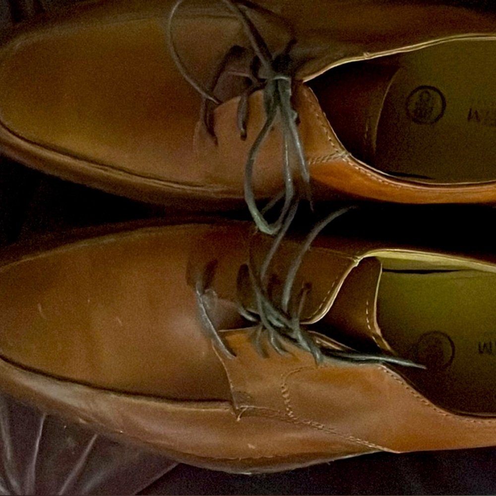 Florsheim Brown Leather Oxfords Sleek Formal Design